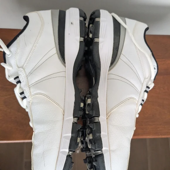 Nike Retro 2008 Power Channel TAC Golf Men's White and Black Size 10 Wide - Picture 4 of 10